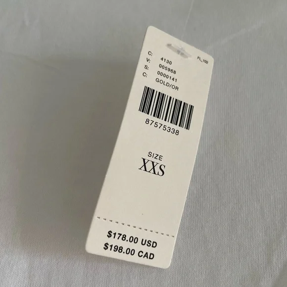 Porridge Crew-Neck Metallic Twofer Mini Dress - Picture 10 of 11